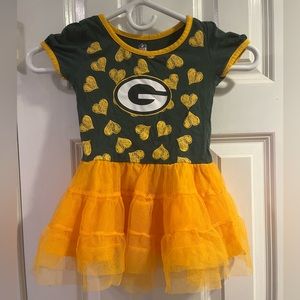 NFL Packers Toddler’s Dress — 24 Months/2T